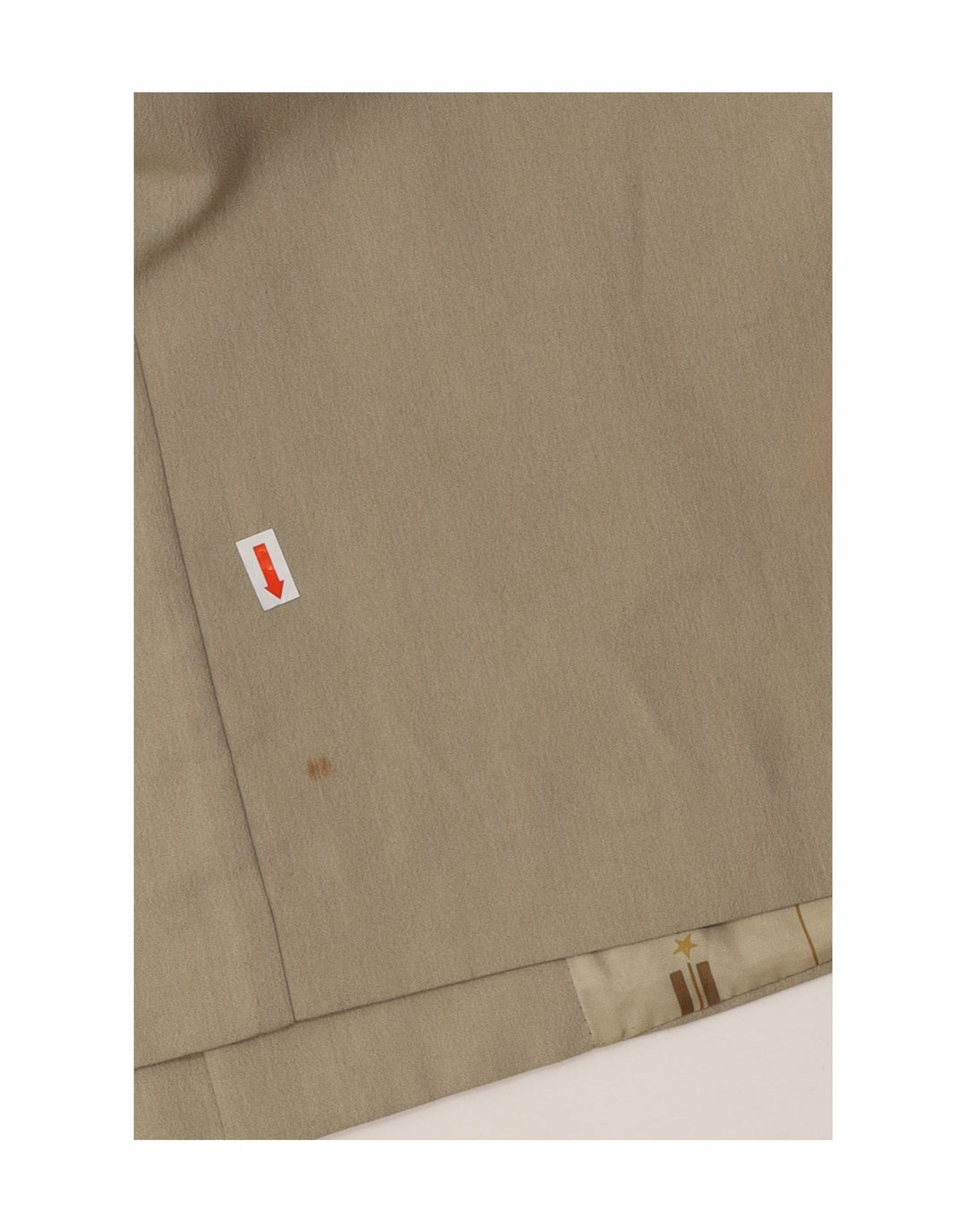 VINTAGE Womens 2 Button Blazer Jacket UK 16 Large Beige Vintage Vintage and Second-Hand Vintage from Messina Hembry 
