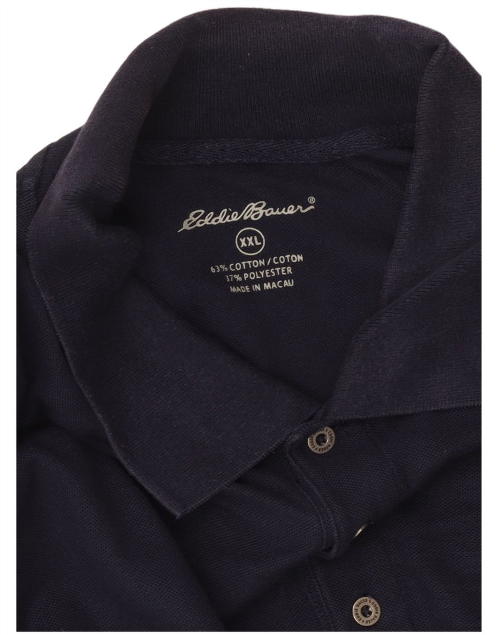 EDDIE BAUER Muška polo majica 2XL tamnoplavi pamuk