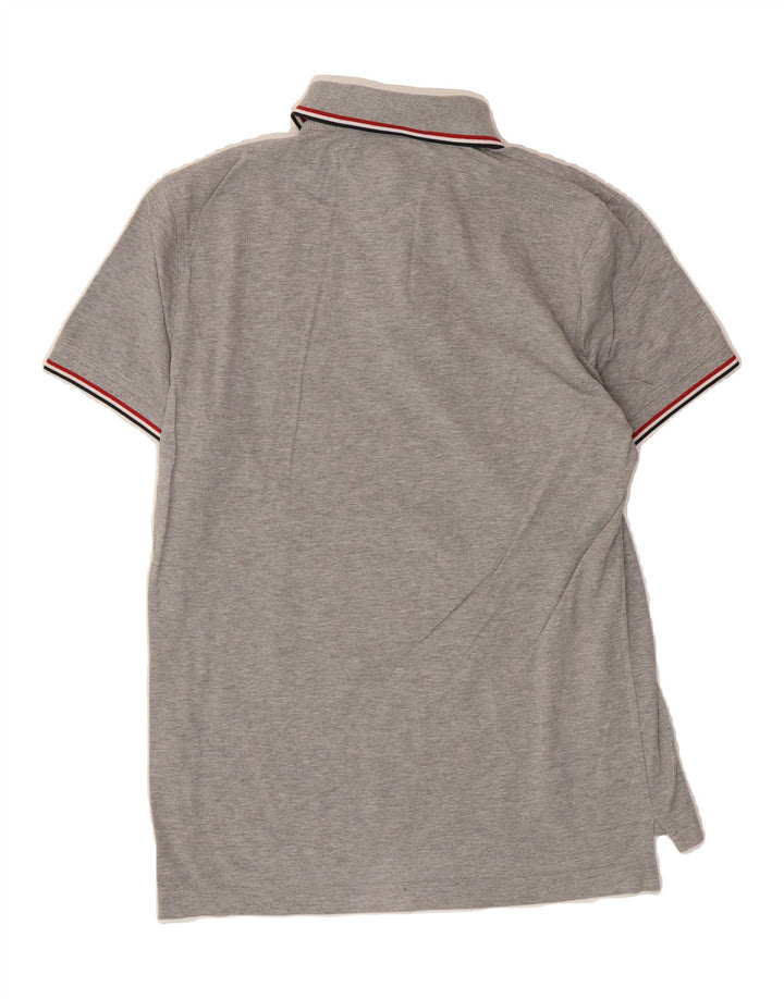 TOMMY HILFIGER Mens Polo Shirt Small Grey Cotton Vintage Tommy Hilfiger and Second-Hand Tommy Hilfiger from Messina Hembry 