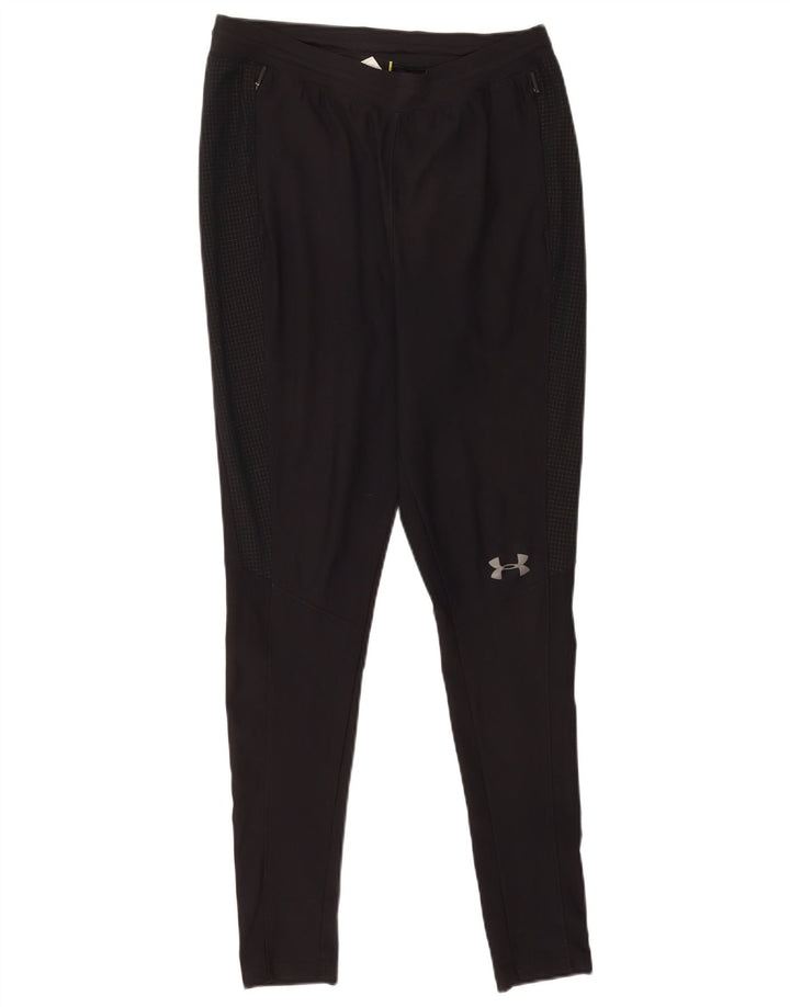 Under Armour muške pripijene uske tajice Male crne poliesterske