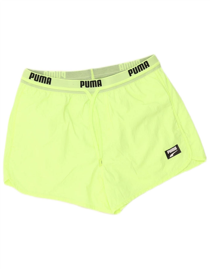 Puma muške grafičke sportske kratke hlače srednje zelene boje od poliamida