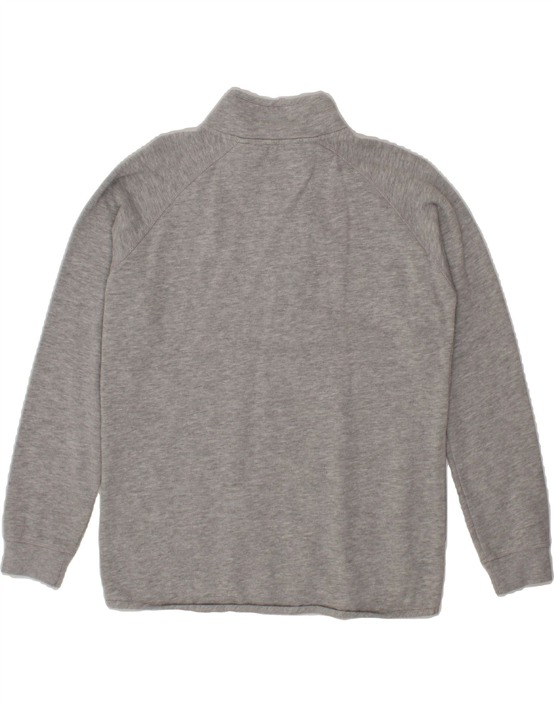 ORVIS Womens Zip Neck Sweatshirt Jumper Medium Grey Cotton Vintage Orvis and Second-Hand Orvis from Messina Hembry 