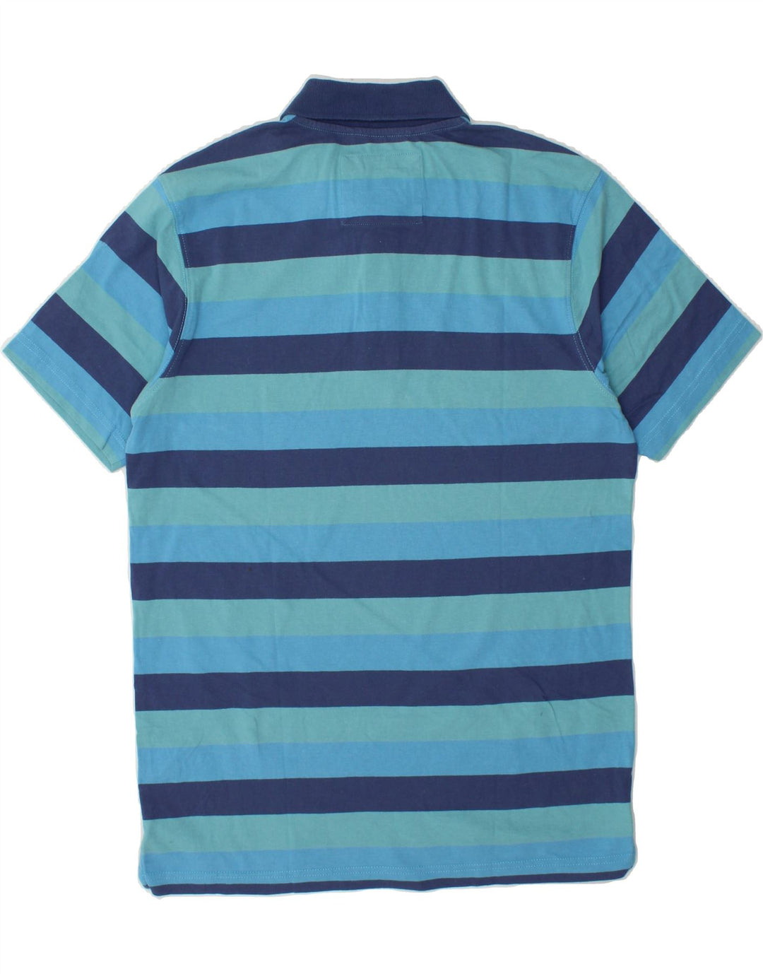 CAMEL ACTIVE Mens Polo Shirt Large Blue Striped Cotton Vintage Camel Active and Second-Hand Camel Active from Messina Hembry 