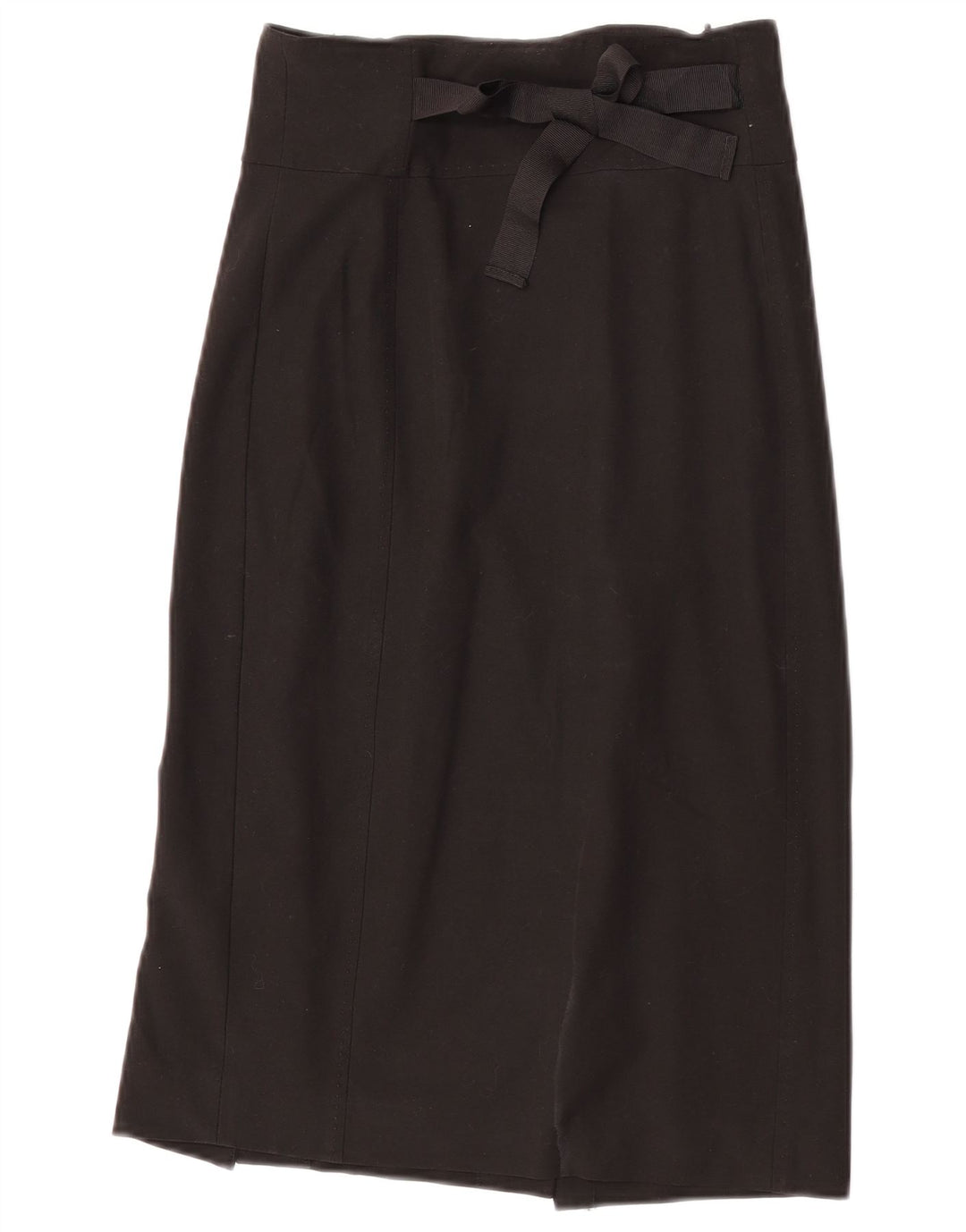 Oasis ženska midi suknja UK 8 mala W24 crni poliester