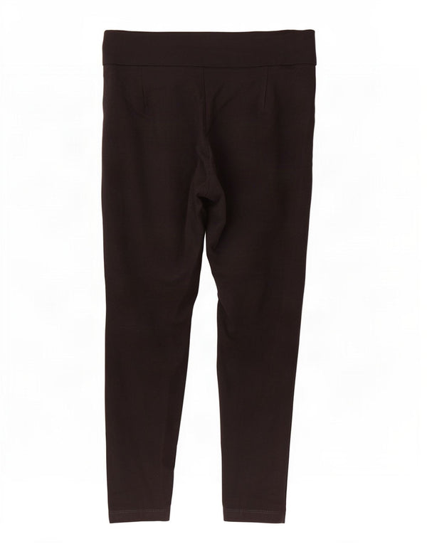 Marks & Spencer Womens Skinny Casual Trousers UK 12 Medium W30 L28 Black