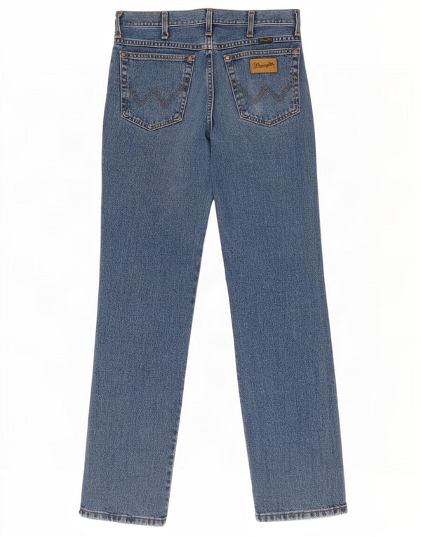 Wrangler Mens Evolution Straight Jeans W32 L34 Plavi pamuk