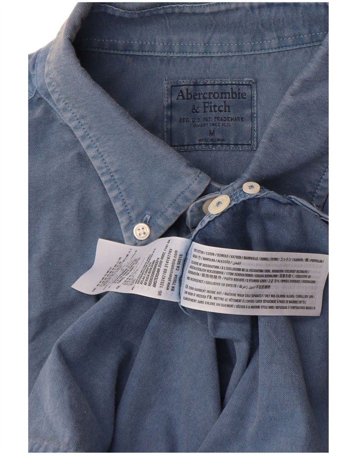 Abercrombie & Fitch muška košulja srednje plavi pamuk