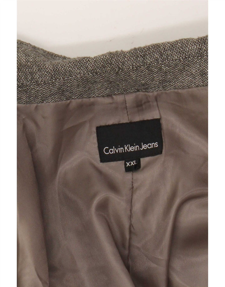 Calvin Klein Jeans ženski sako sa 1 gumbom UK 20 2XL siva