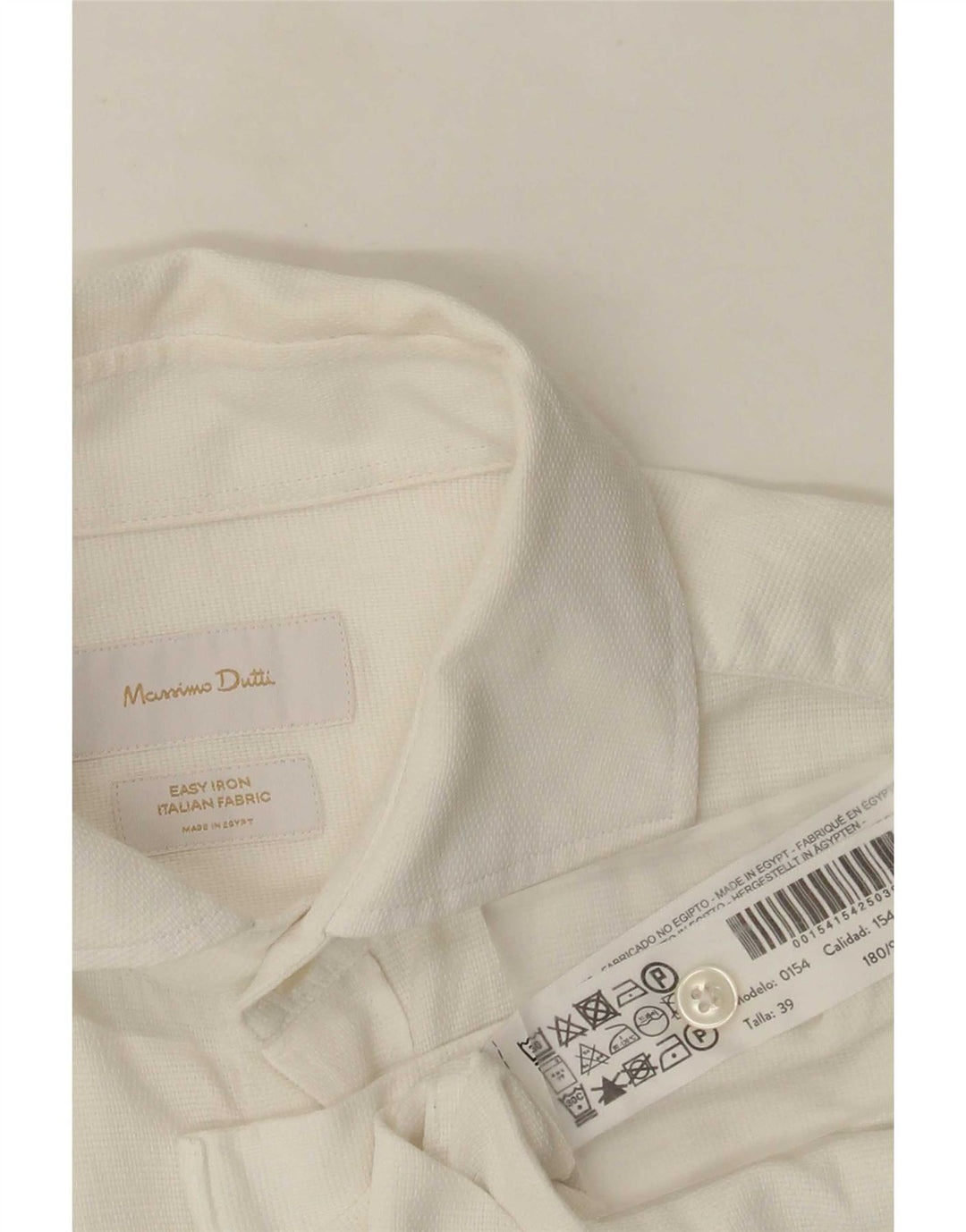 Muška košulja Massimo Dutti, veličina 39, srednji bijeli pamuk