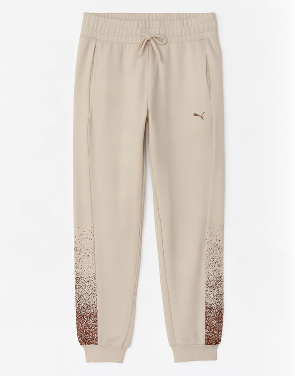 Puma ženske trenirke hlače Joggers UK 6 XS bijele točke