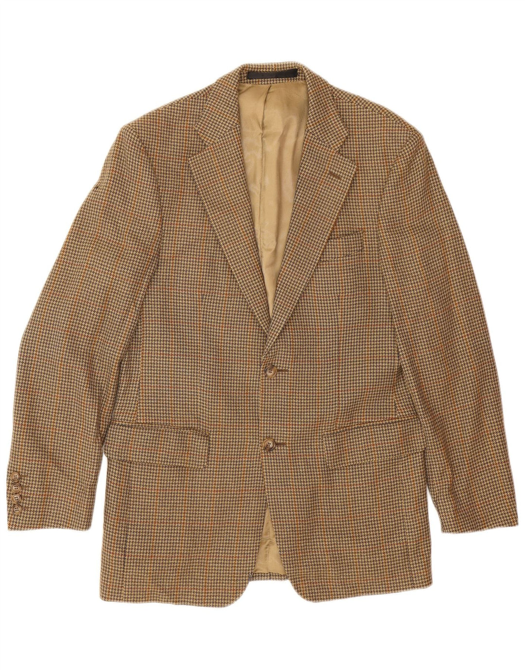 Marks & Spencer muška jakna sa 2 gumba UK 36 Small Beige Houndstooth