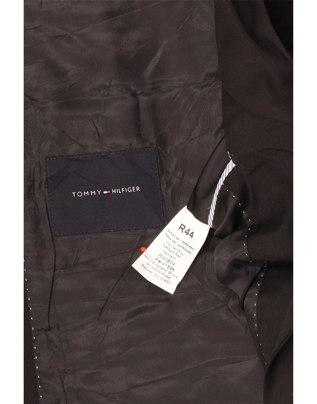 Tommy Hilfiger muška jakna sa 2 gumba UK 44 2XL Crna vunena