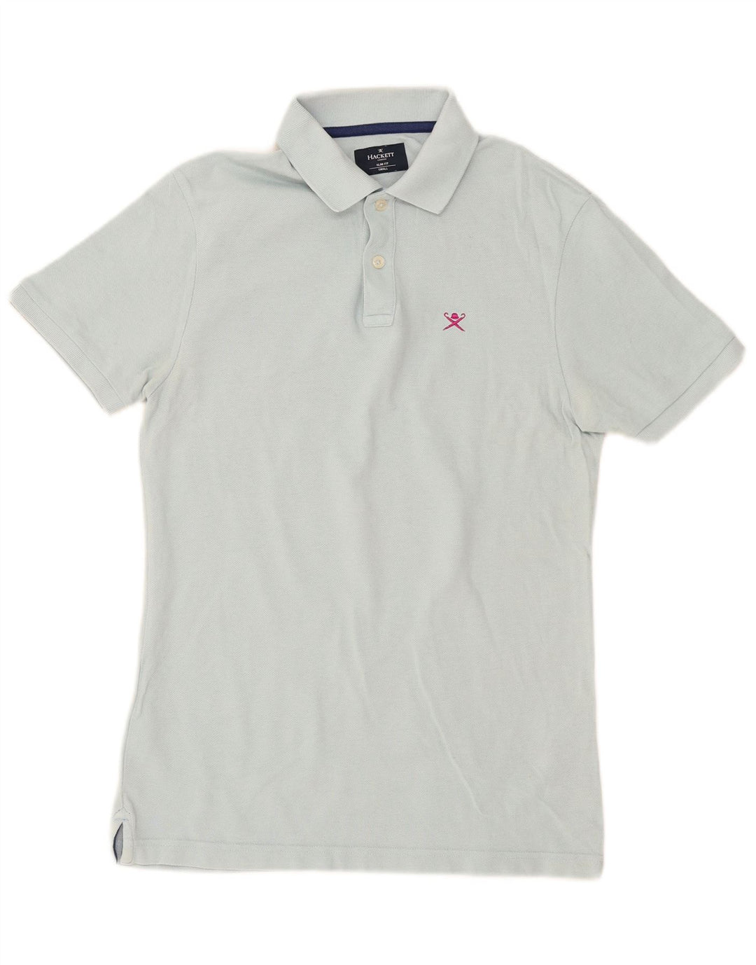Hackett muška uska polo majica male plave pamučne boje