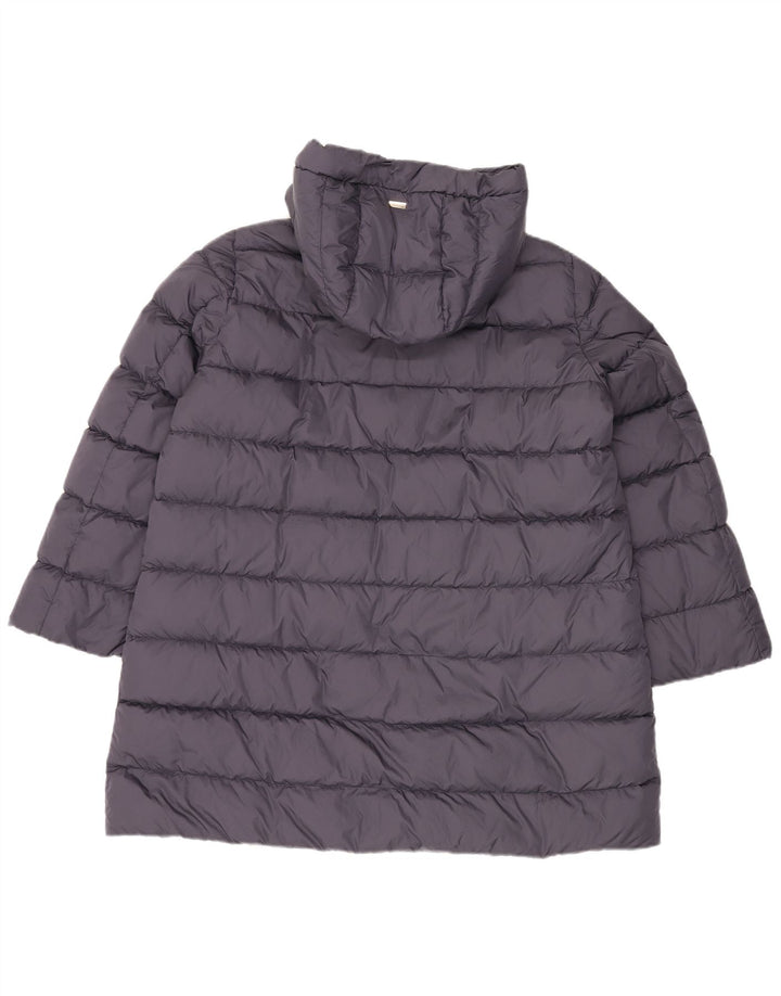 Herno ženski preveliki podstavljeni kaput s kapuljačom IT 48 XL sivi poliamid