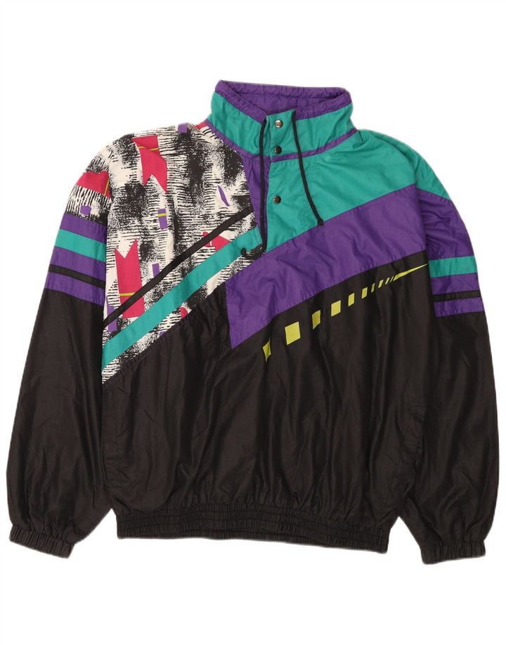 VINTAGE Muška pulover trenirka Gornja jakna srednje crne boje