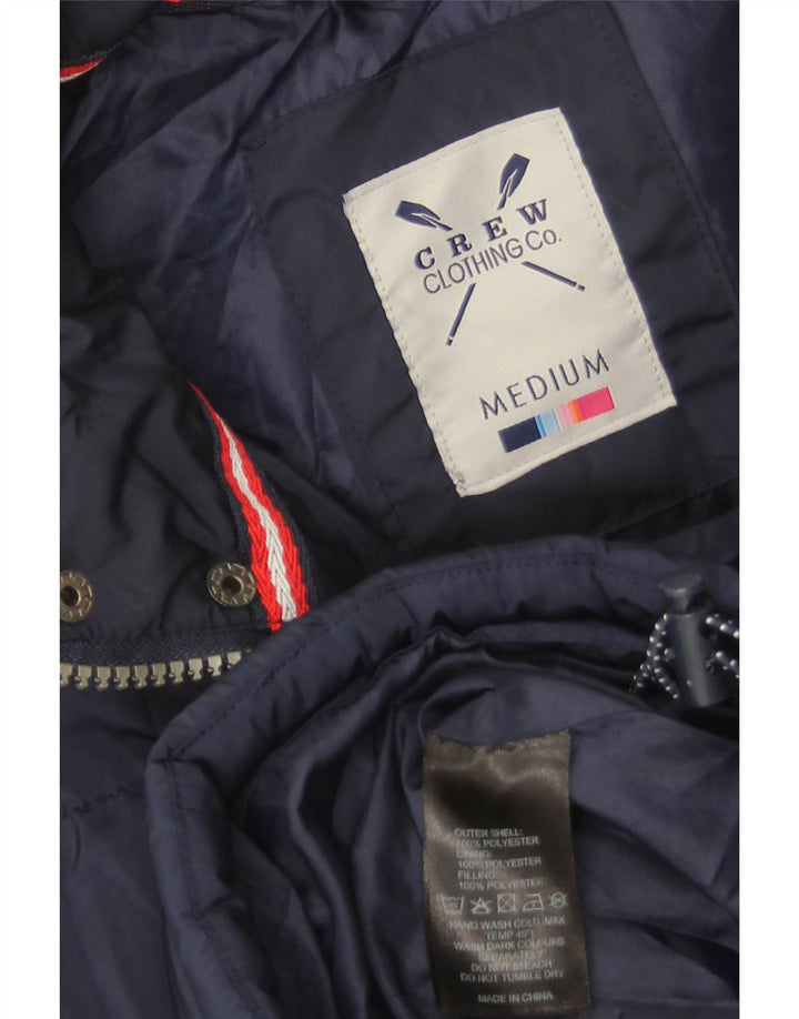 Crew Clothing Muška podstavljena jakna UK 38 Medium tamnoplavi poliester