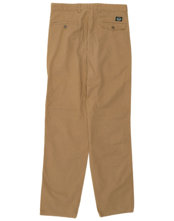 Dockers muške chino hlače s klinovima W32 L34 bež pamučne klasične