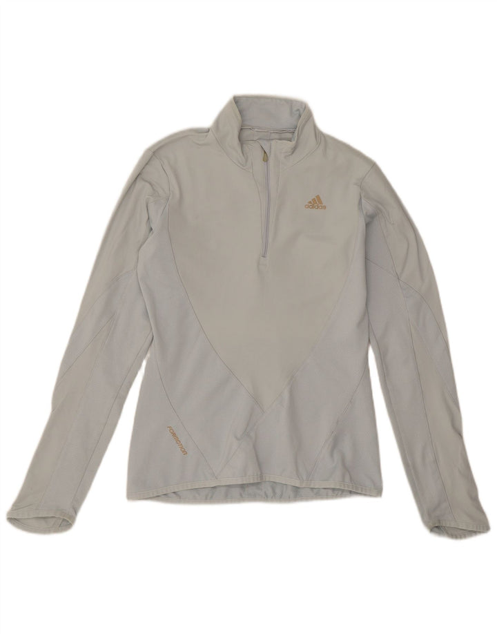 Adidas ženska trenirka Climacool zip izrez Top UK 10 Small Grey