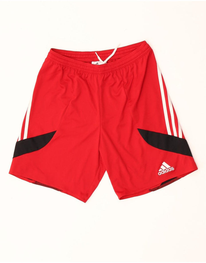 ADIDAS muške sportske kratke hlače Climalite male crvene boje od poliestera