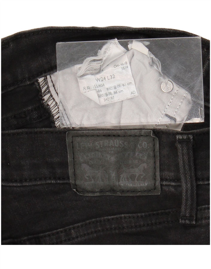 Levi's ženske uske traperice W24 L32 Crne