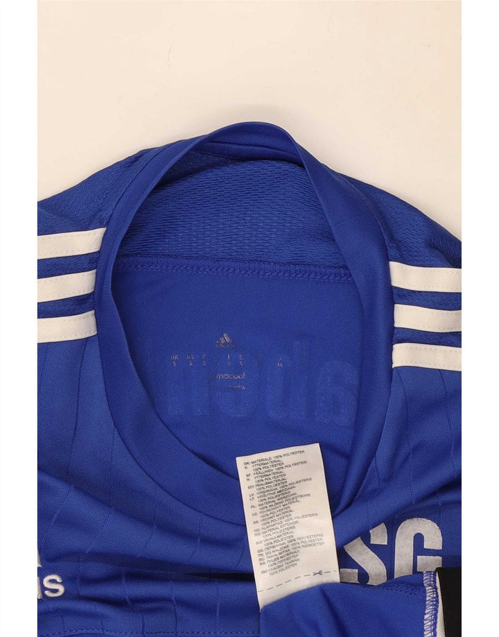 Adidas muška majica kratkih rukava Climacool s grafičkim motivima, mala plava poliesterska boja