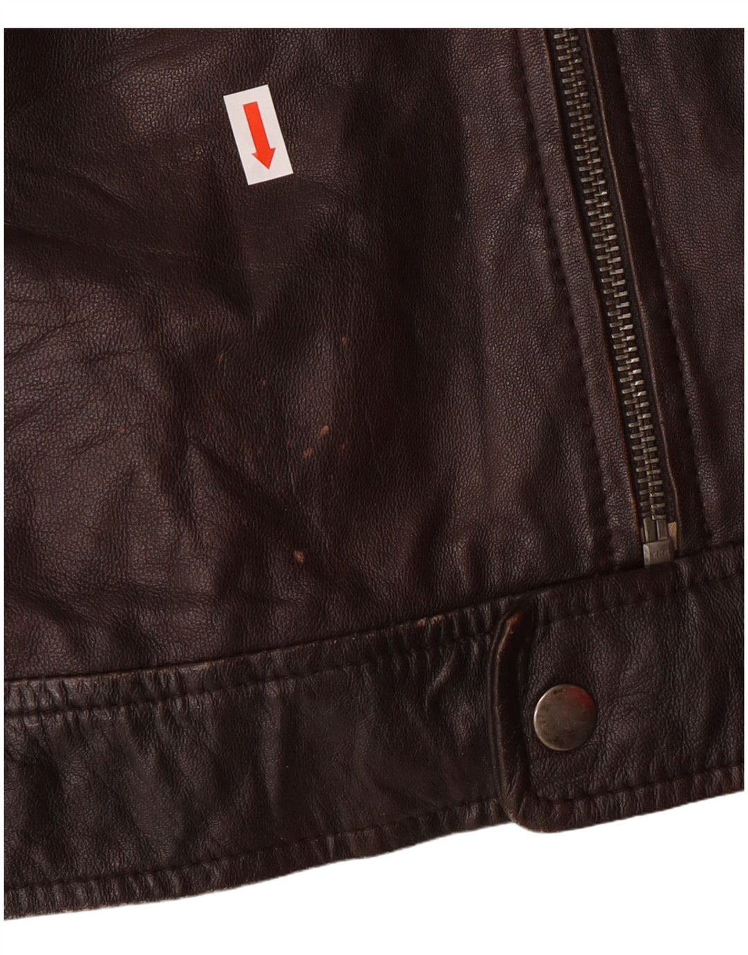 Conbipel muška vojna kožna jakna IT 54 XL smeđa janjeća koža