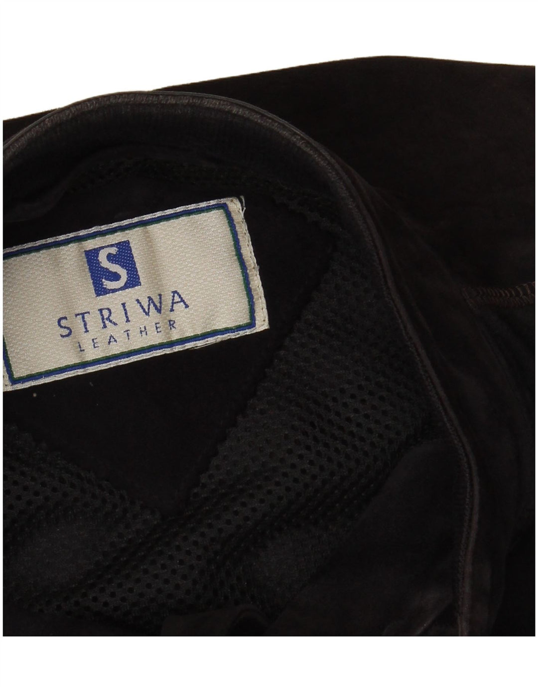 STRIWA muška jakna od brušene kože UK 38, srednje tamnoplava koža