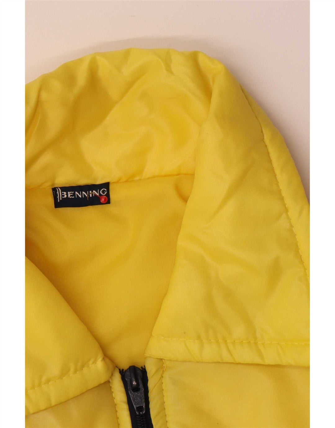 Vintage muška bomber jakna IT 48 Srednje žuti poliamid u boji