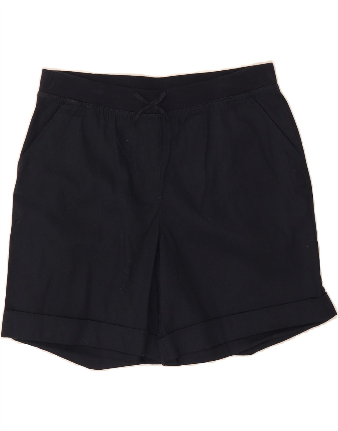 IZOD Womens Casual Shorts W32 Large Navy Blue Cotton Vintage Izod and Second-Hand Izod from Messina Hembry 