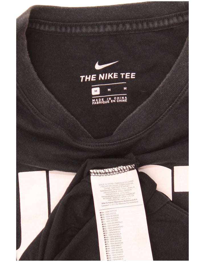 Nike Muška majica kratkih rukava srednje veličine crni pamuk