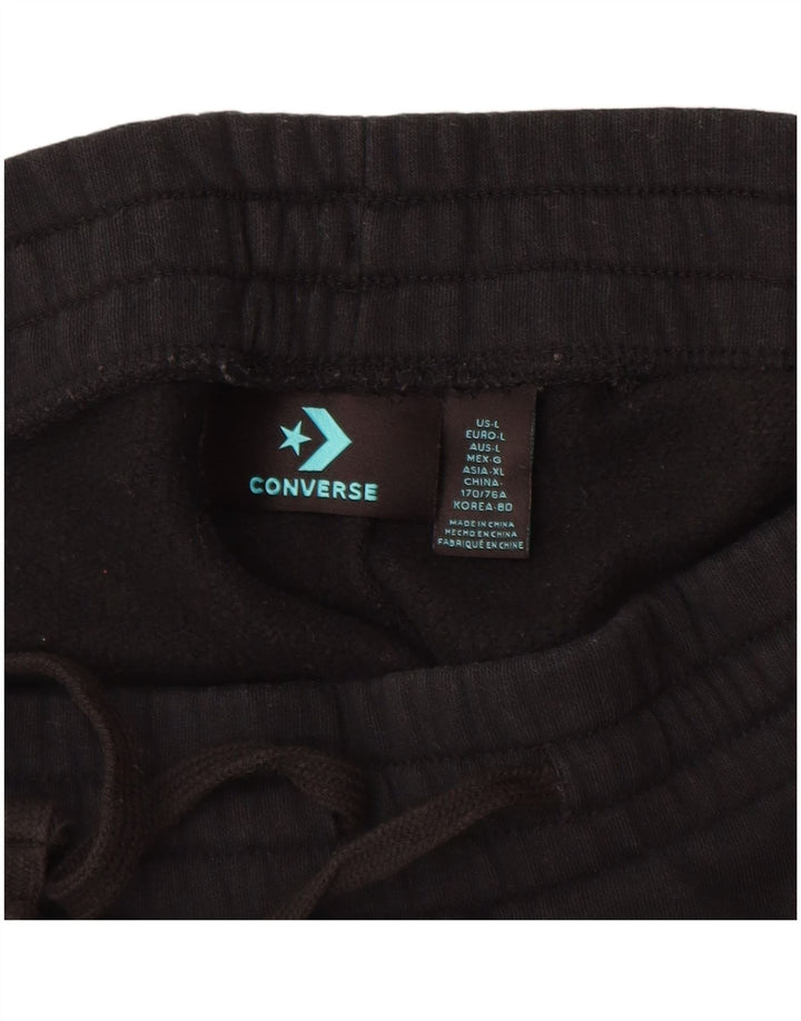 Converse ženska trenirka hlače Joggers velike crne pamučne
