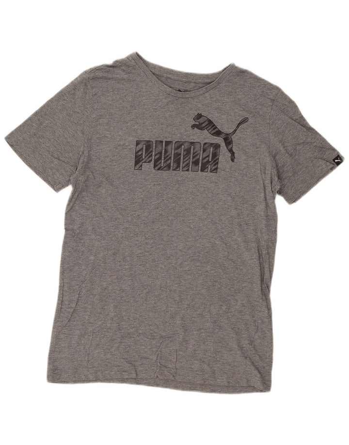 Puma muška majica s grafičkim motivima, mala siva
