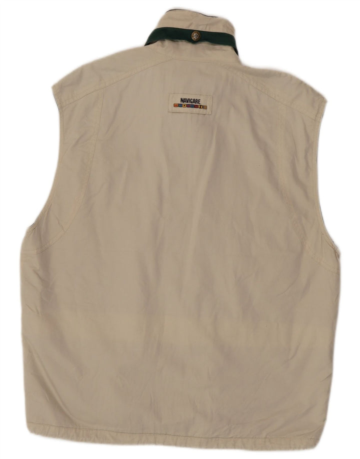 Navigare Muška Gilet Gilet UK 38 Medium Off White