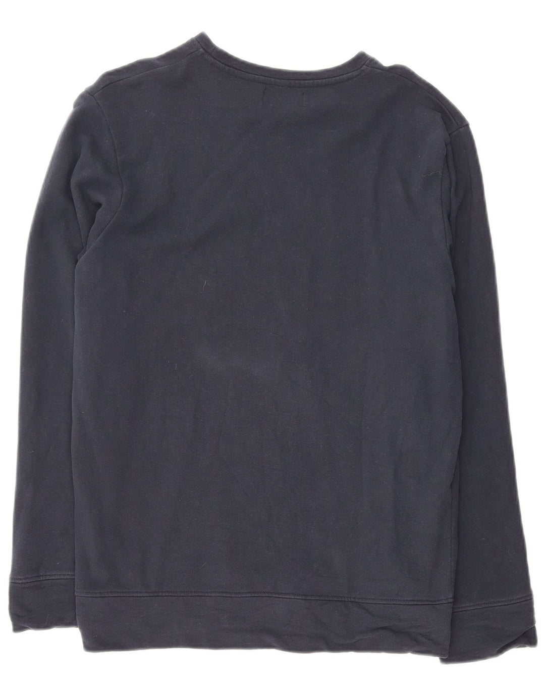 JACK & JONES Mens Graphic Sweatshirt Jumper Medium Navy Blue