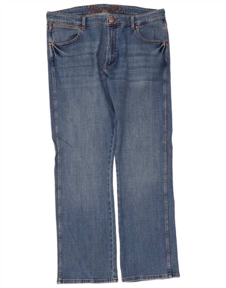 Wrangler muške Texas Straight traperice W38 L32 Plave