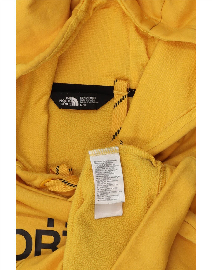 The North Face muška majica s kapuljačom srednje žute boje od poliestera
