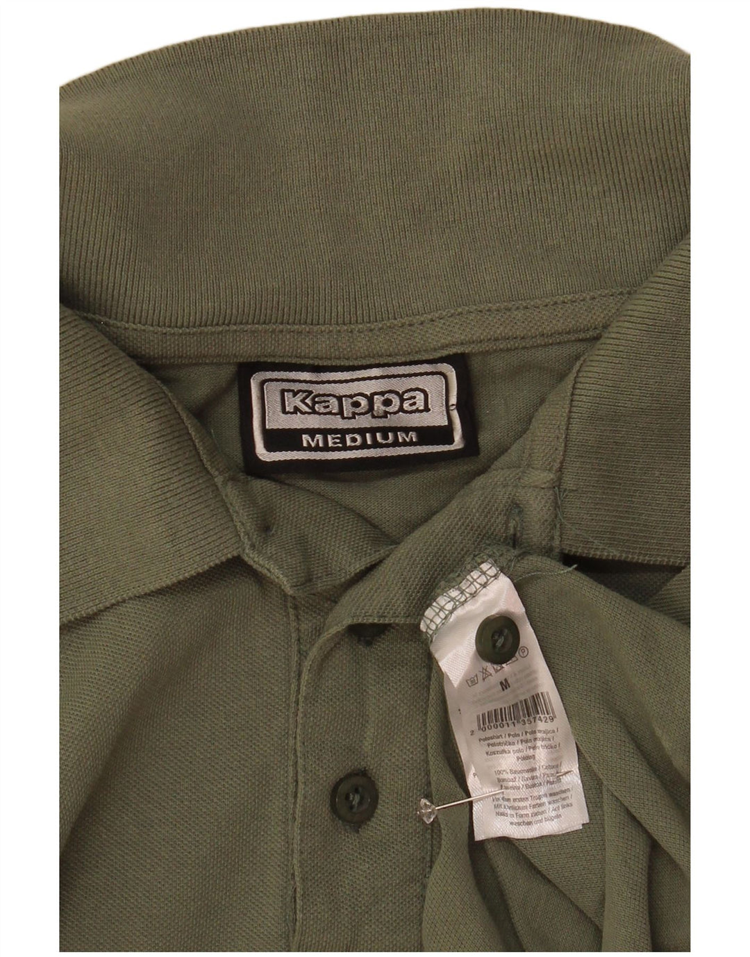 Kappa muška polo majica, srednji kaki pamuk