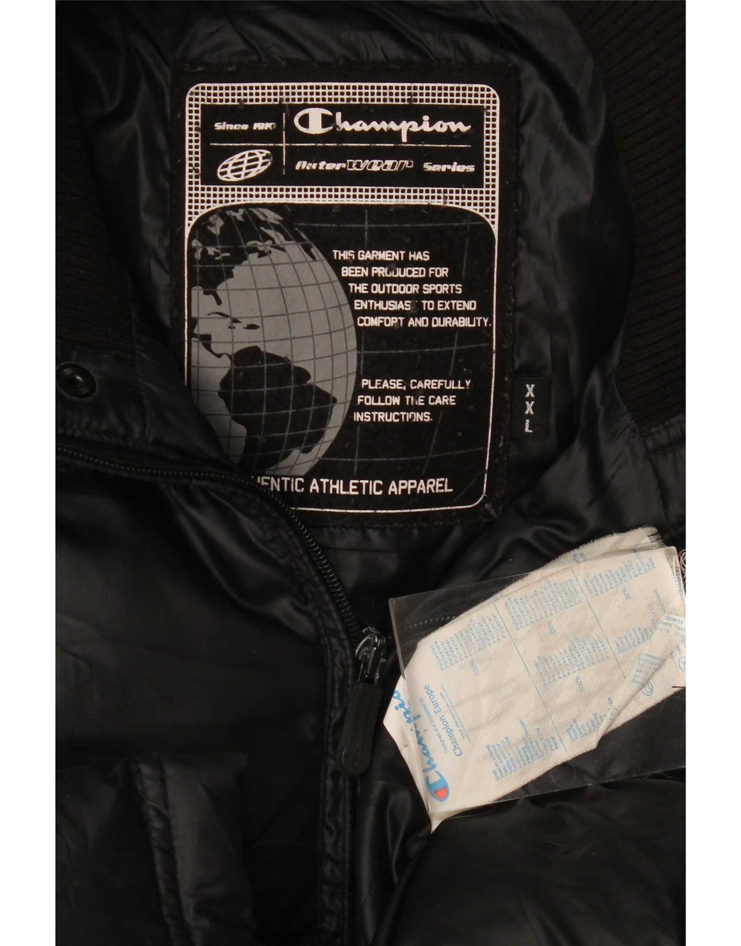 Champion muška podstavljena jakna UK 44 2XL crni poliester