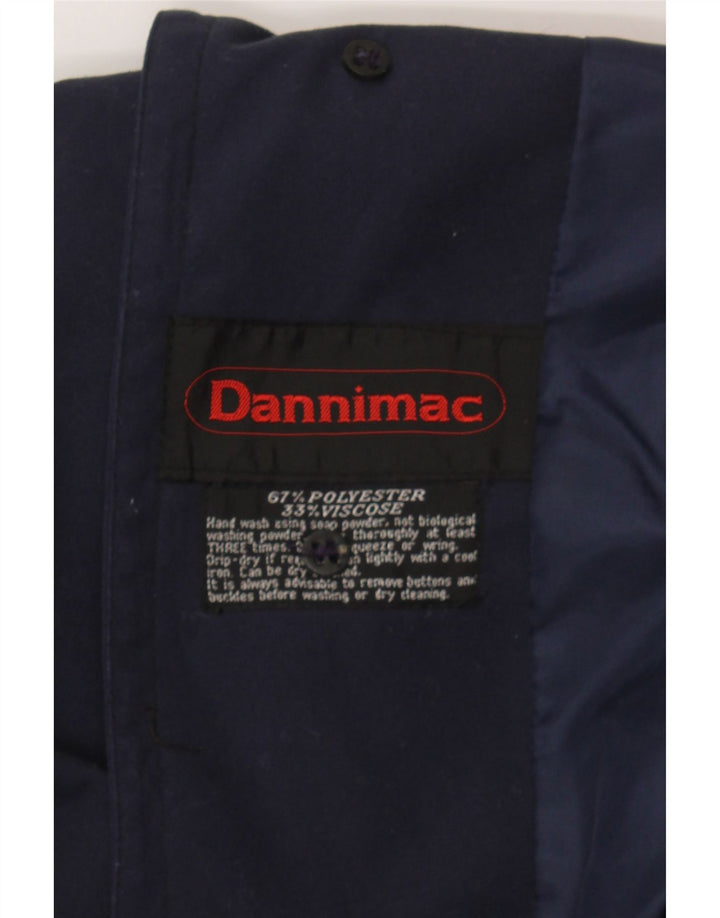 DANNIMAC muški trenč kaput UK 44 2XL tamnoplavi poliester
