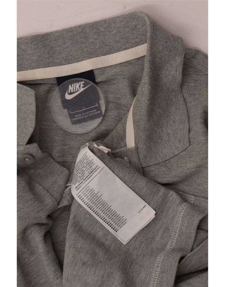 Nike muška polo majica veliki sivi flekasti pamuk