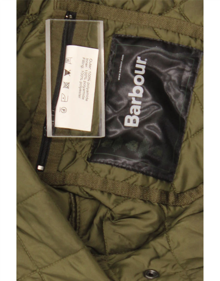 Barbour muška prošivena jakna UK 42 XL zeleni poliester