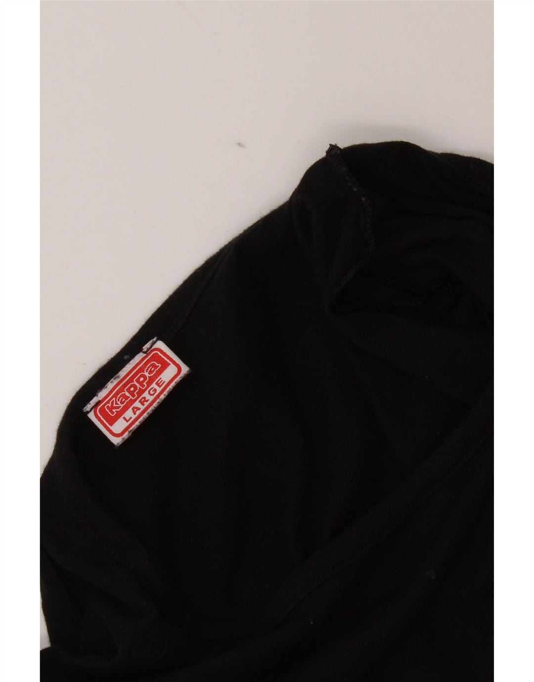 Kappa muška velika majica kratkih rukava s grafičkim motivima, crna