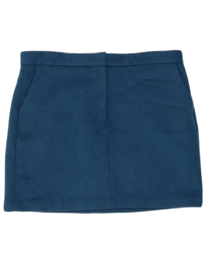 Marks & Spencer ženska mini suknja UK 18 XL W36 plavi poliester