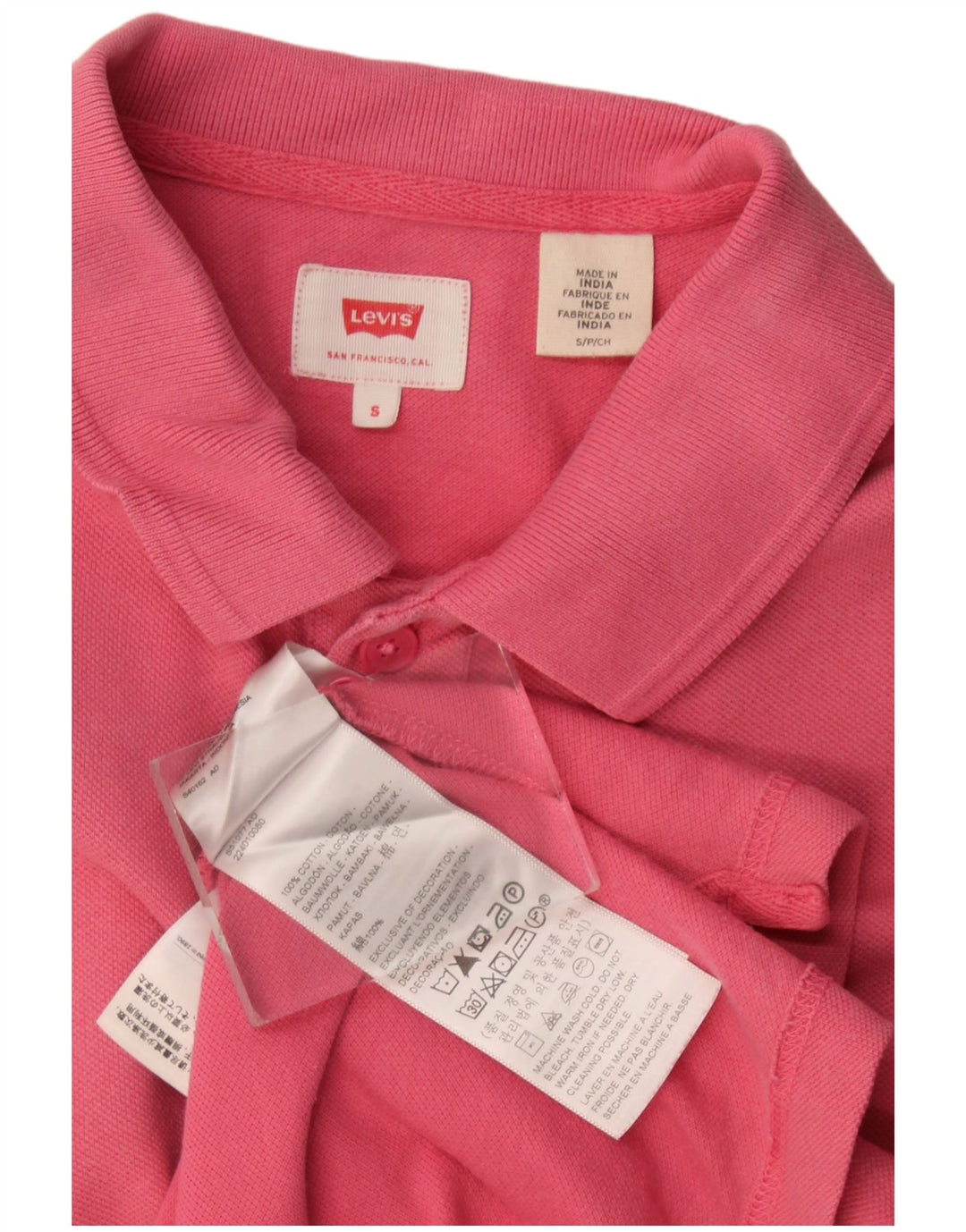 Levi's muška polo majica Mala ružičasta pamučna