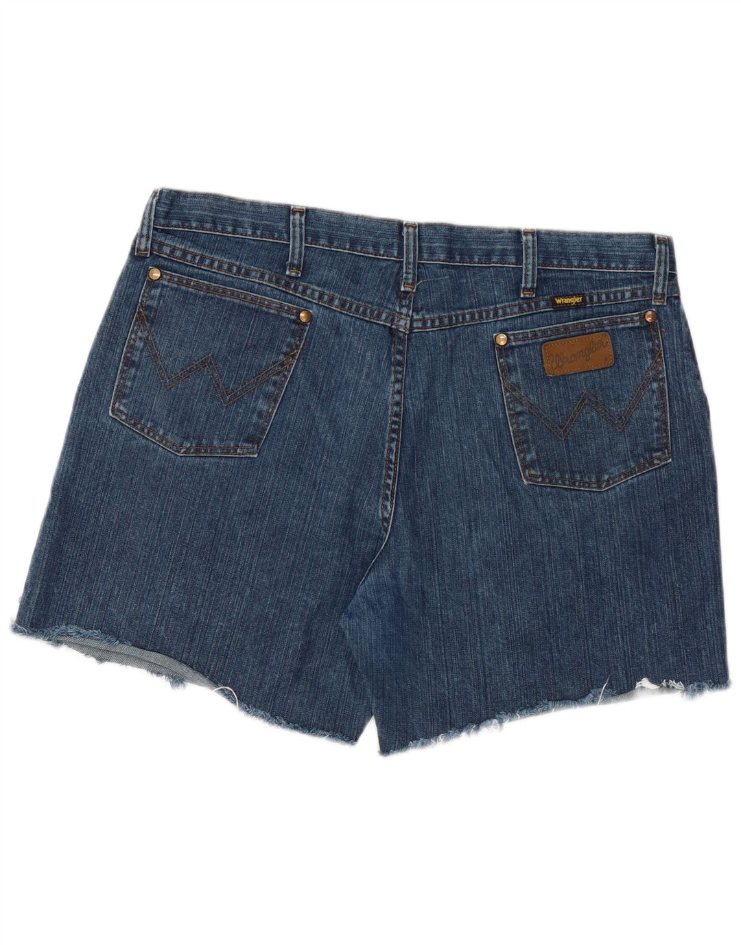 Wrangler muške traper kratke hlače W36 veliki plavi pamuk