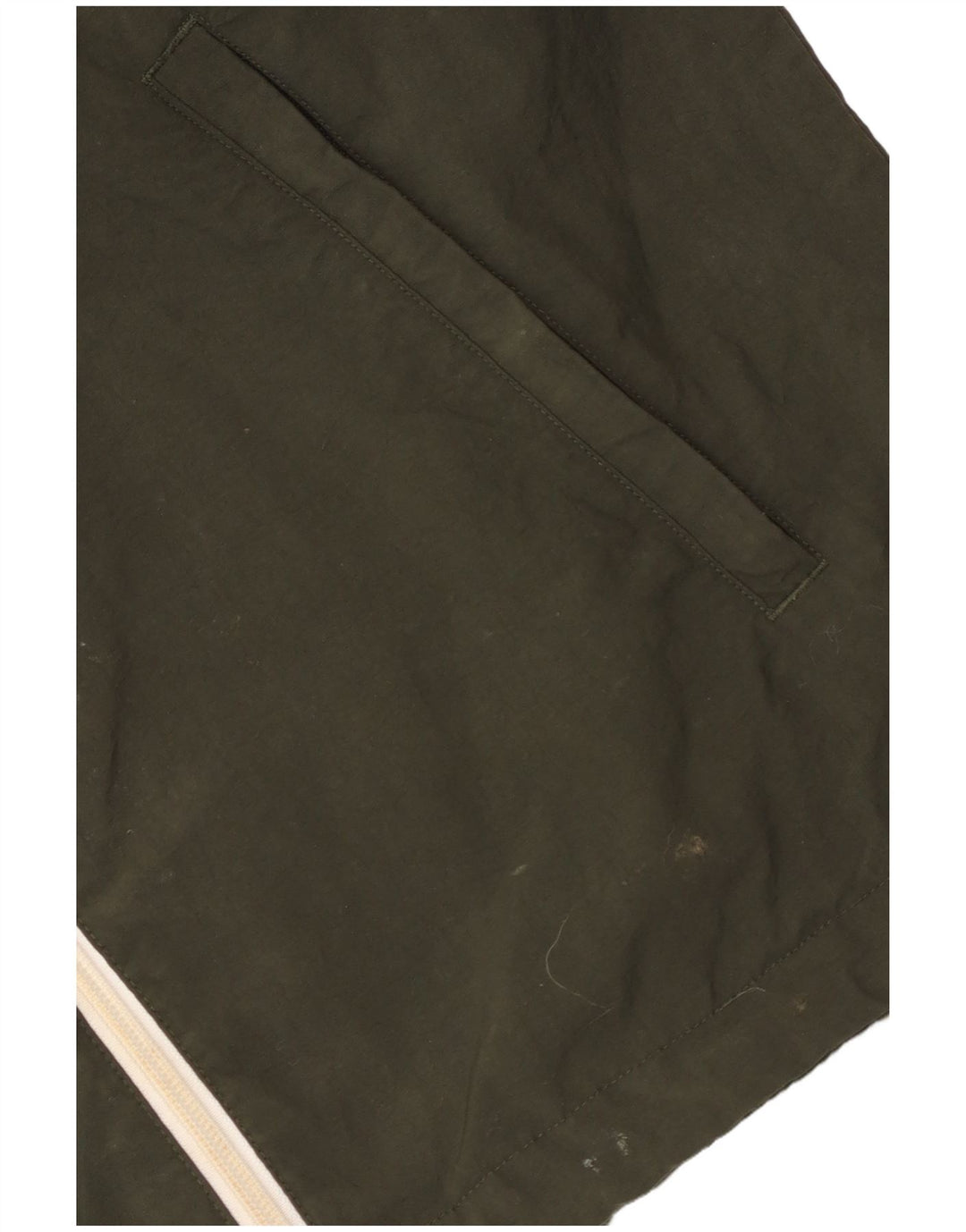 Adidas muška kišna jakna s kapuljačom UK 36 Mala kaki kamuflažna poliester