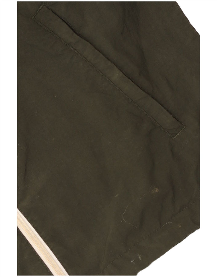 Adidas muška kišna jakna s kapuljačom UK 36 Mala kaki kamuflažna poliester