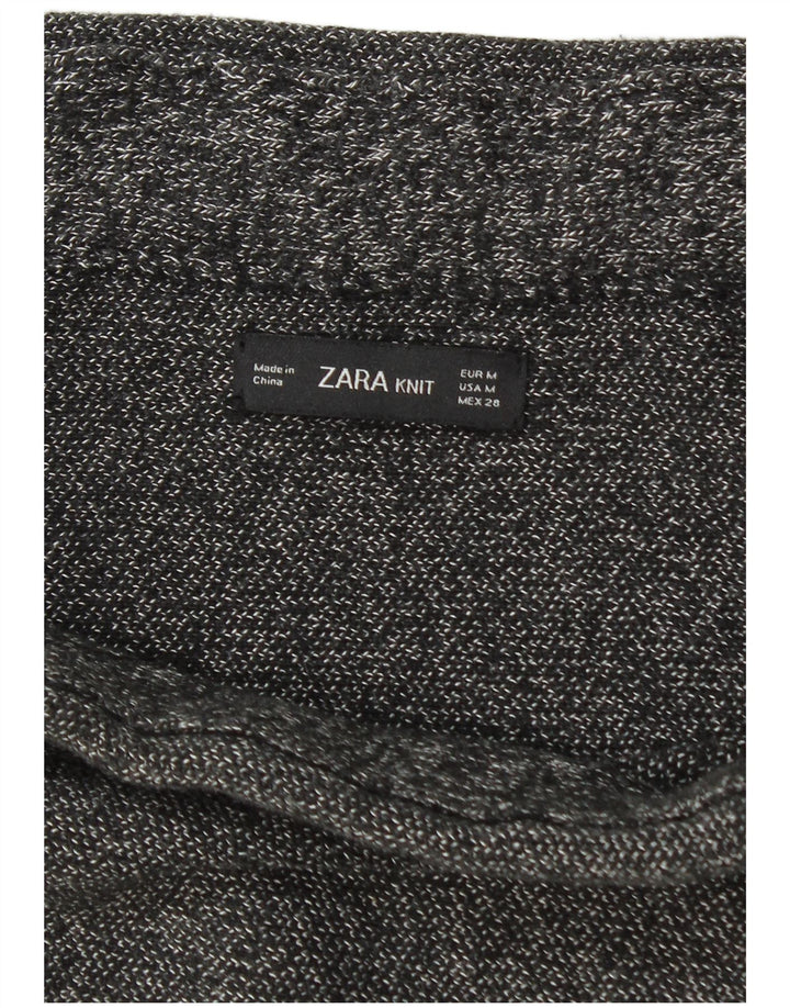 Zara ženska pletena pencil suknja srednje veličine W28 sivo s pjegama