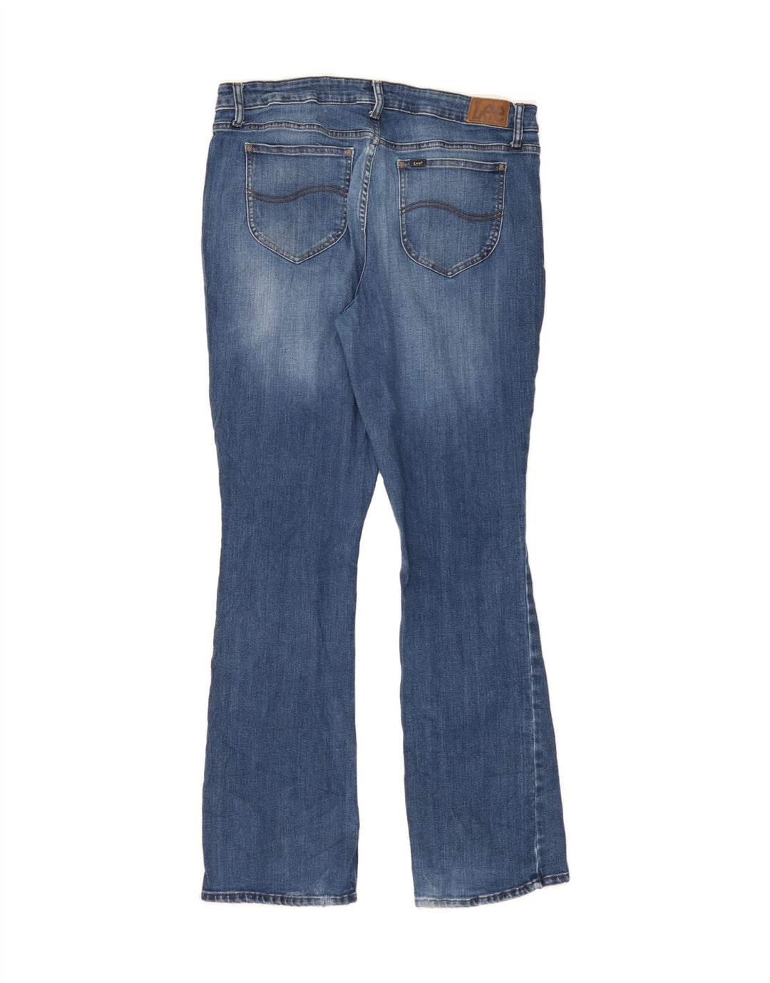 LEE Womens Mid Rise Regular Fit Bootcut Jeans W36 L32 Blue Cotton Vintage Lee and Second-Hand Lee from Messina Hembry 