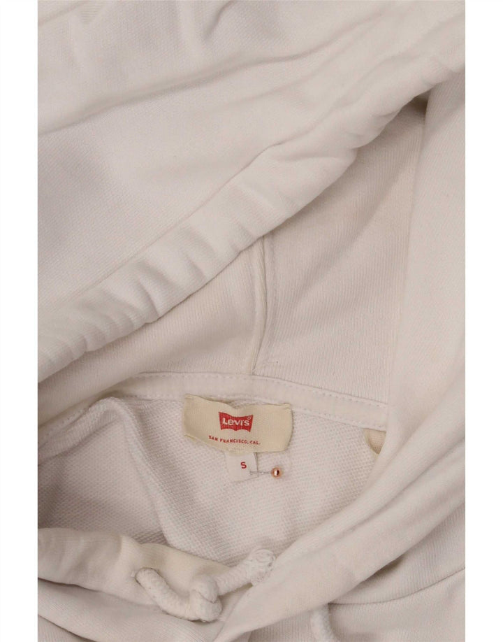 Levi's muška majica s kapuljačom s kapuljačom, mali bijeli pamuk